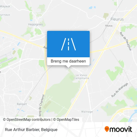 Rue Arthur Barbier kaart