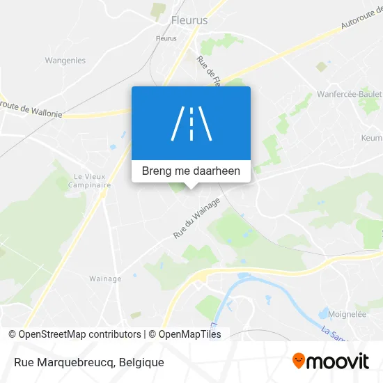 Rue Marquebreucq kaart