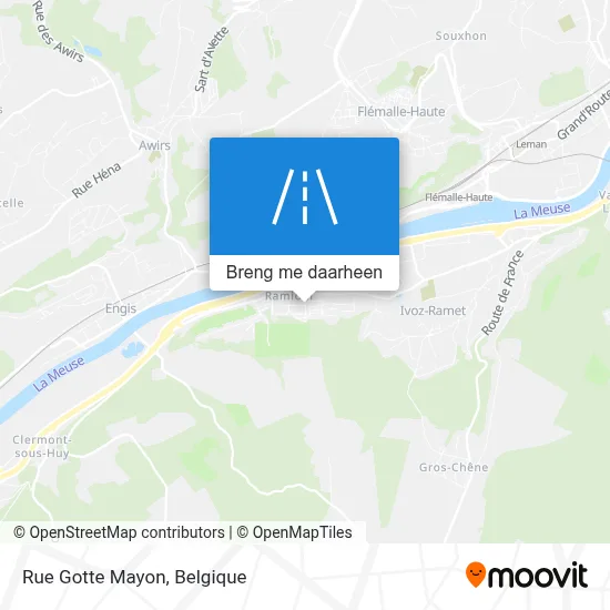 Rue Gotte Mayon kaart