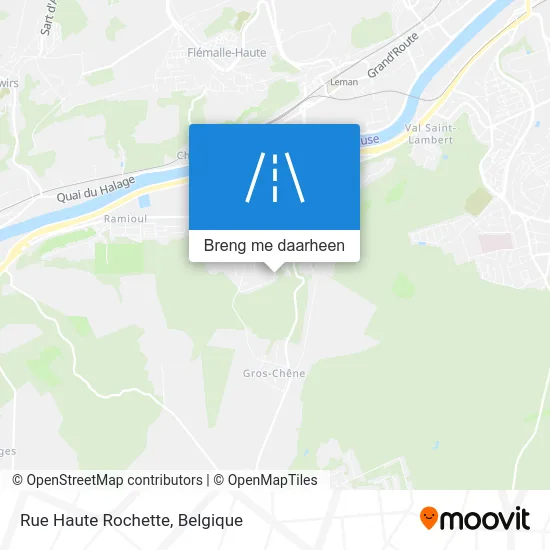 Rue Haute Rochette kaart