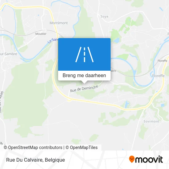 Rue Du Calvaire kaart