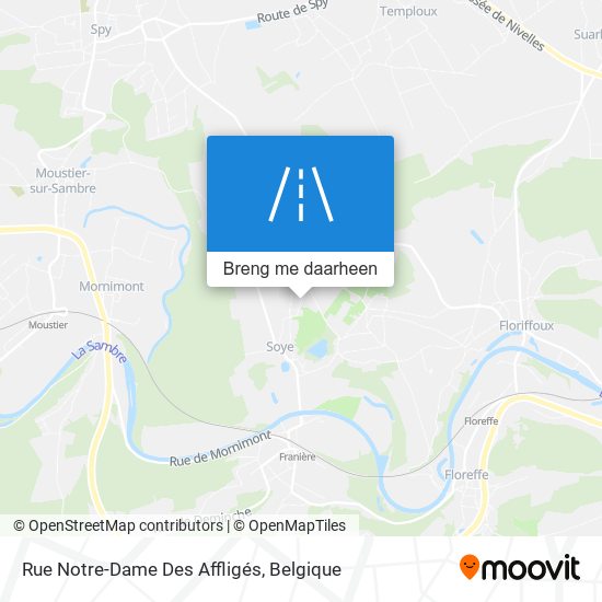 Rue Notre-Dame Des Affligés kaart