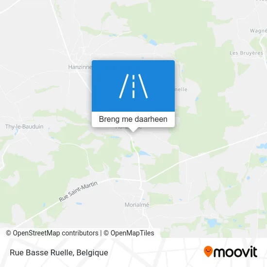 Rue Basse Ruelle kaart