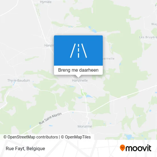 Rue Fayt kaart