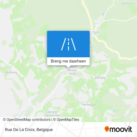 Rue De La Croix kaart