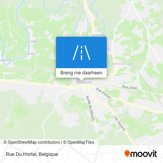 Rue Du Horlai kaart