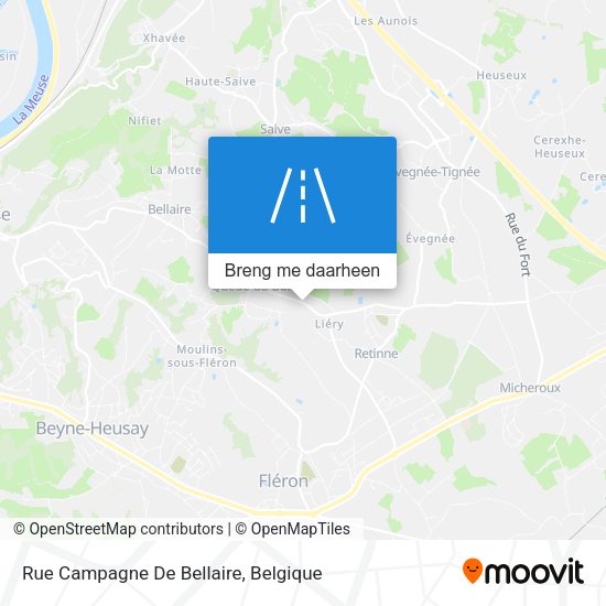 Rue Campagne De Bellaire kaart