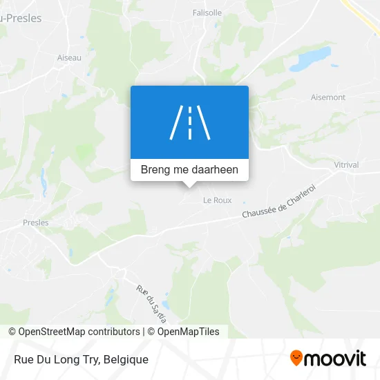 Rue Du Long Try kaart