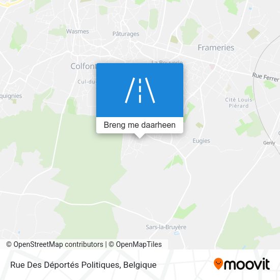 Rue Des Déportés Politiques kaart