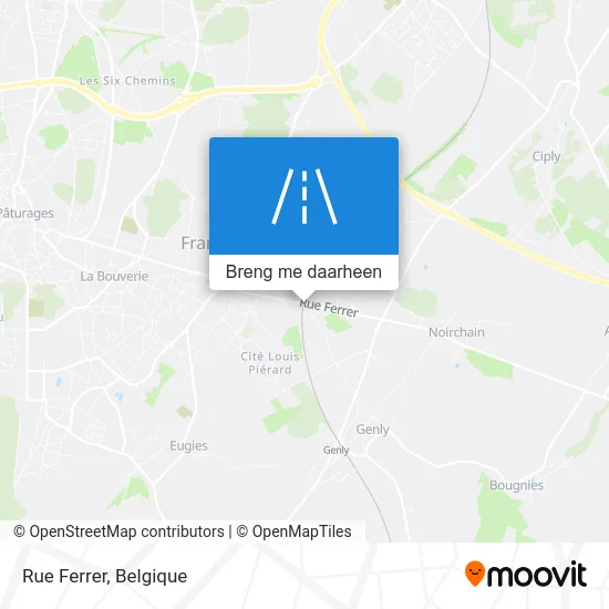 Rue Ferrer kaart