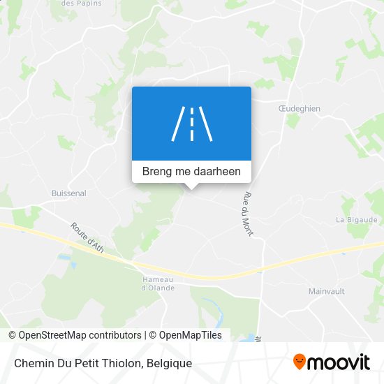 Chemin Du Petit Thiolon kaart