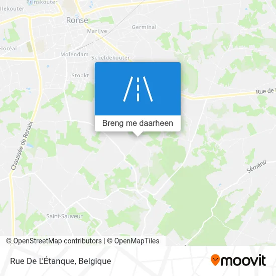 Rue De L'Étanque kaart