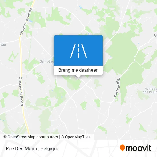 Rue Des Monts kaart
