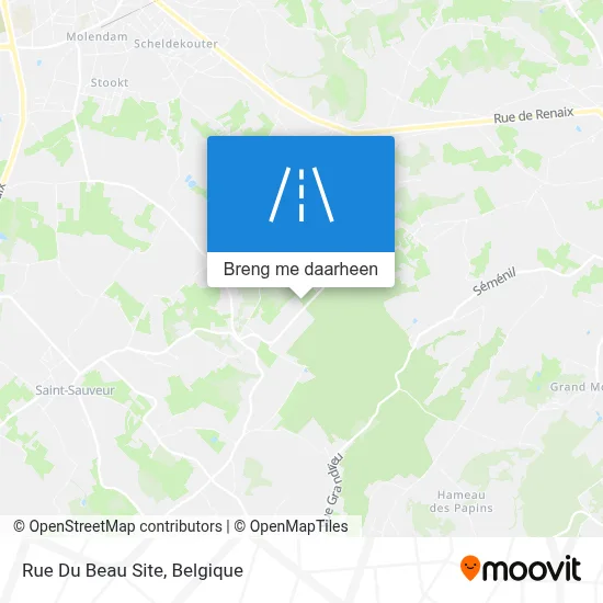 Rue Du Beau Site kaart