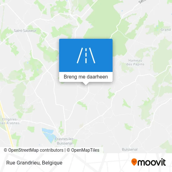 Rue Grandrieu kaart