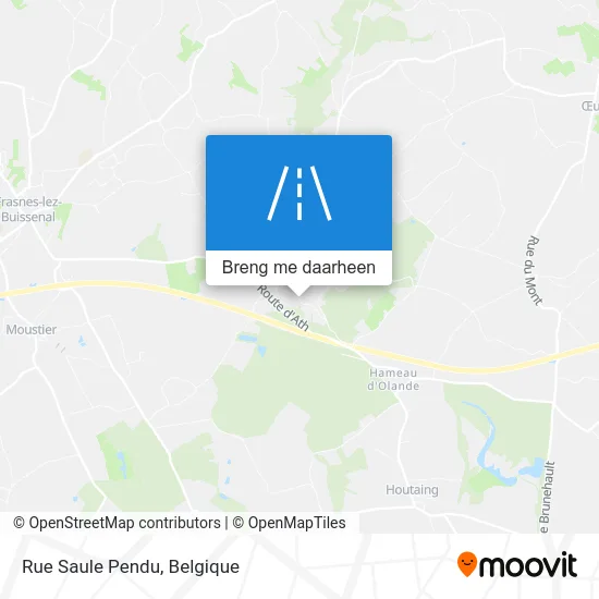 Rue Saule Pendu kaart