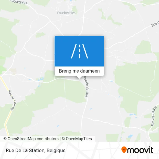 Rue De La Station kaart