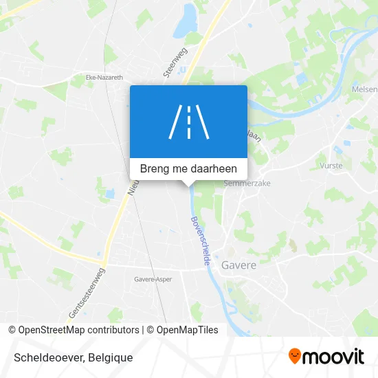 Scheldeoever kaart
