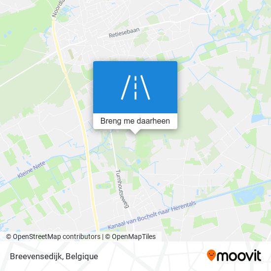 Breevensedijk kaart