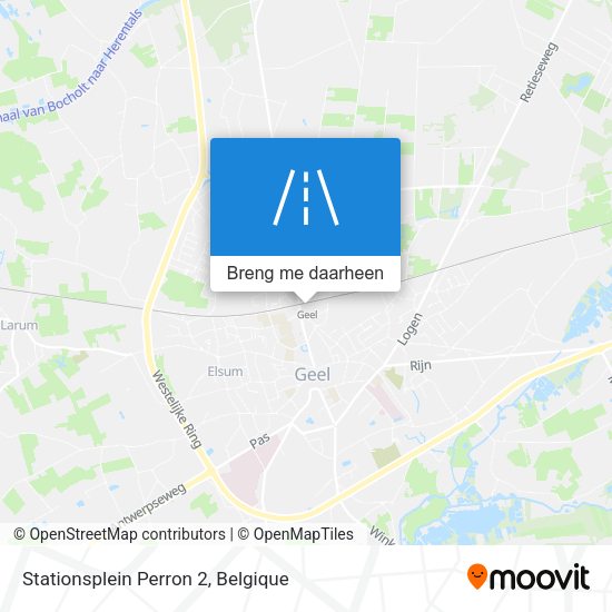 Stationsplein Perron 2 kaart