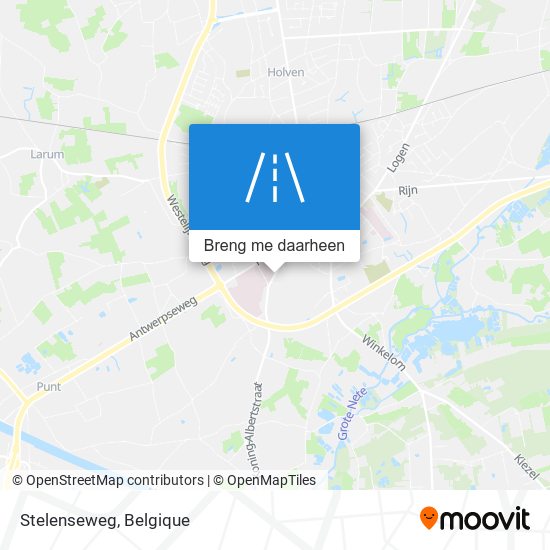 Stelenseweg kaart