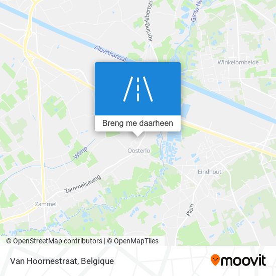 Van Hoornestraat kaart