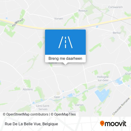 Rue De La Belle Vue kaart