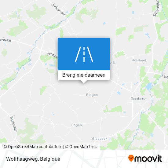 Wolfhaagweg kaart