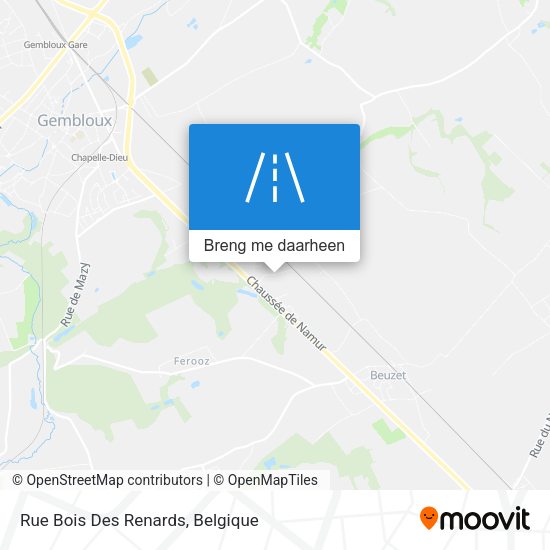 Rue Bois Des Renards kaart