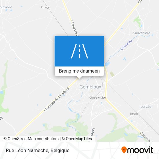 Rue Léon Namèche kaart
