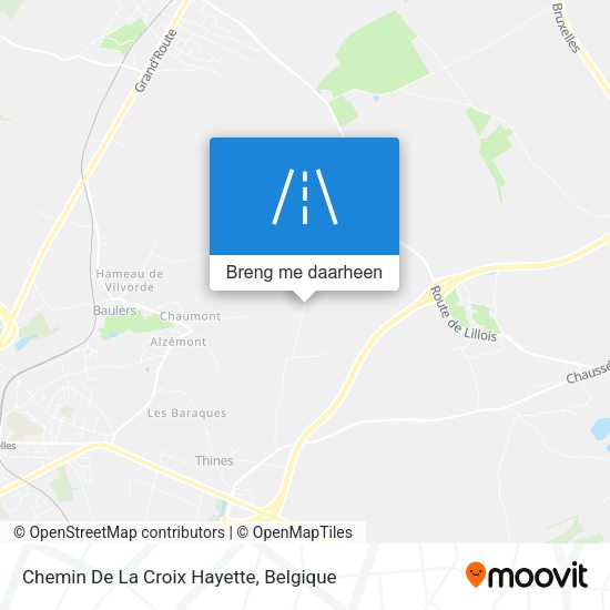 Chemin De La Croix Hayette kaart