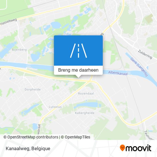 Kanaalweg kaart