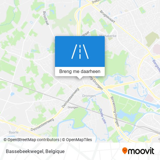 Bassebeekwegel kaart