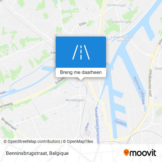 Benninsbrugstraat kaart