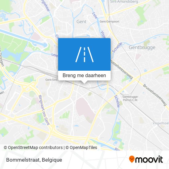 Bommelstraat kaart
