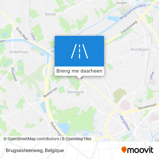 Brugsesteenweg kaart