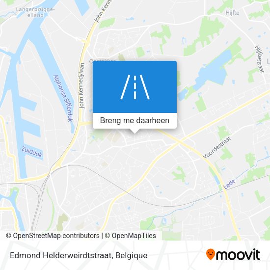 Edmond Helderweirdtstraat kaart