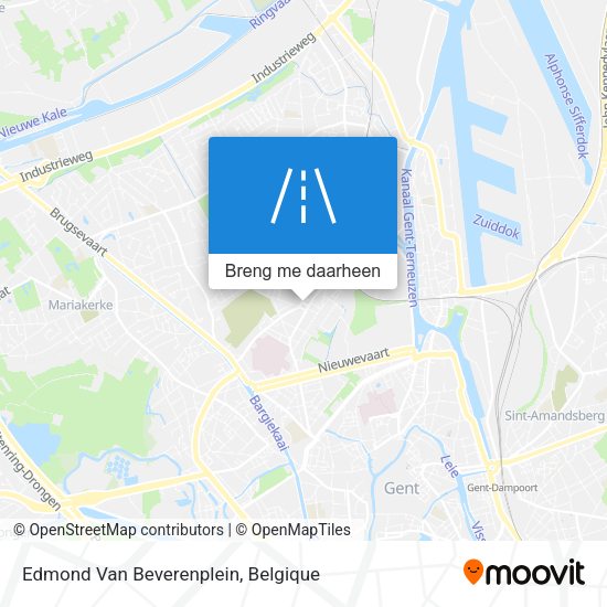 Edmond Van Beverenplein kaart