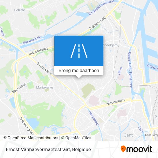 Ernest Vanhaevermaetestraat kaart