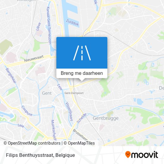 Filips Benthuysstraat kaart