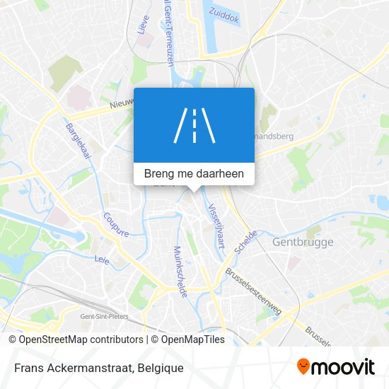 Frans Ackermanstraat kaart