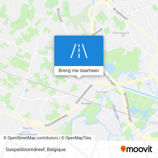 Gaspeldoorndreef kaart