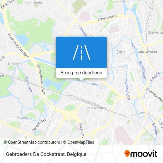 Gebroeders De Cockstraat kaart
