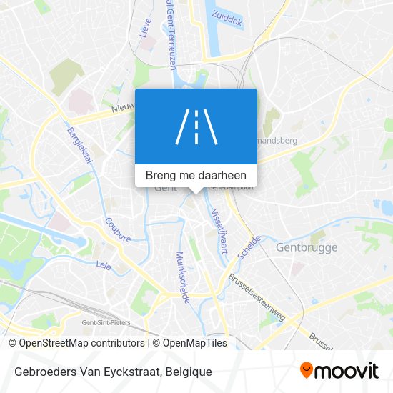 Gebroeders Van Eyckstraat kaart