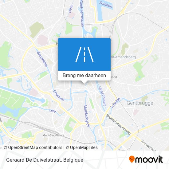 Geraard De Duivelstraat kaart