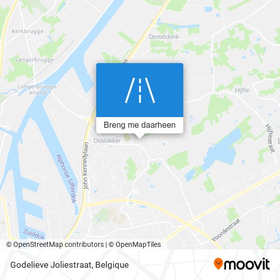 Godelieve Joliestraat kaart