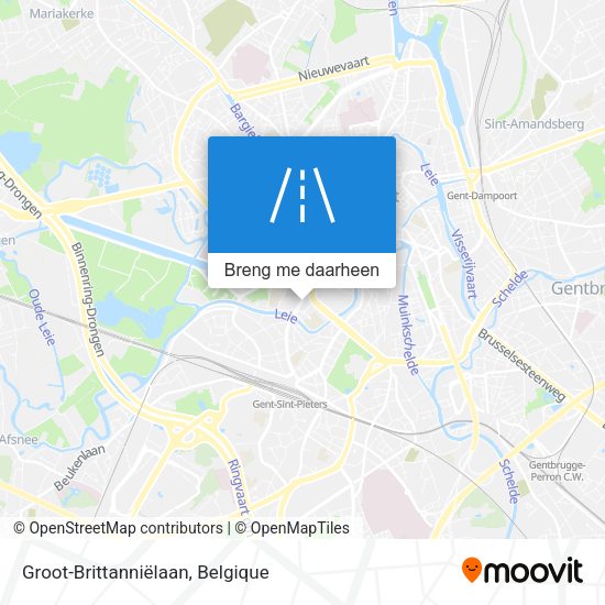 Groot-Brittanniëlaan kaart