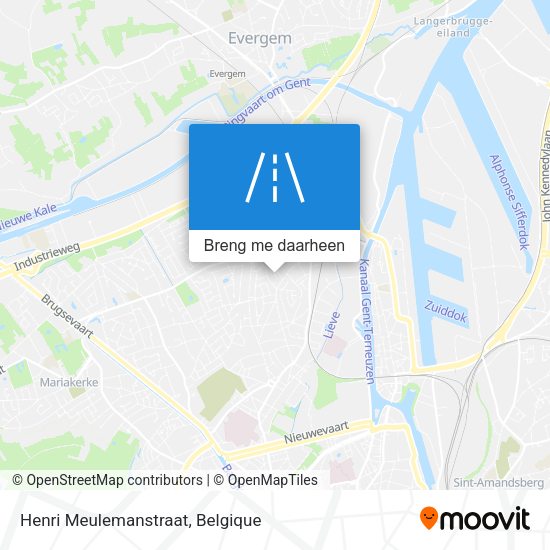 Henri Meulemanstraat kaart