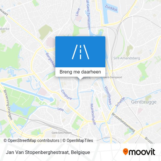 Jan Van Stopenberghestraat kaart