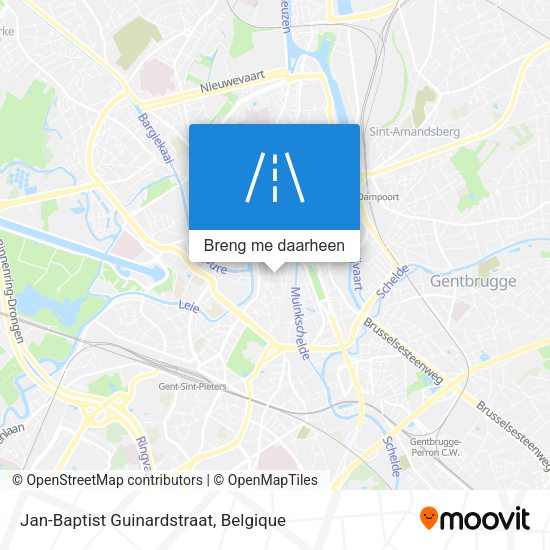 Jan-Baptist Guinardstraat kaart
